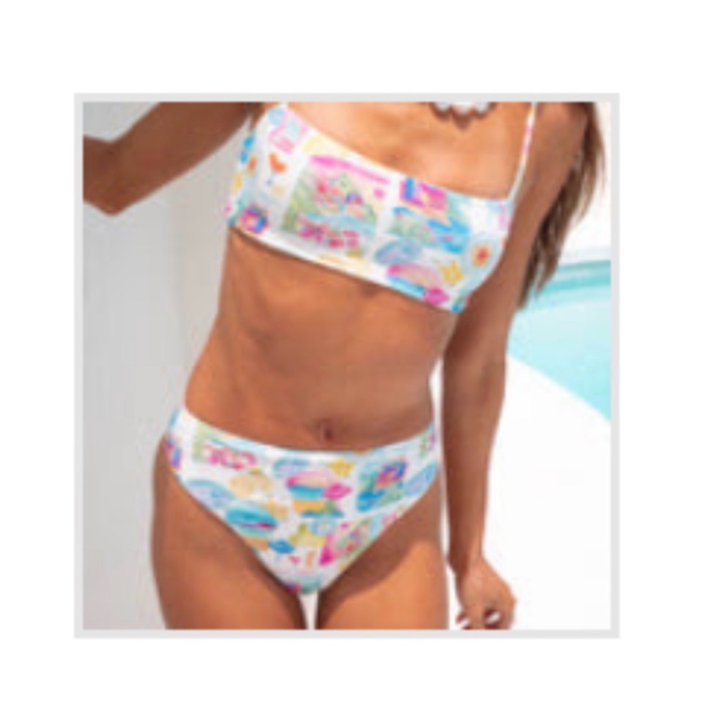 NWT SHOW ME YOUR MUMU Destin Top and Palma Bottom in Amalfi Coat Rib Crunch